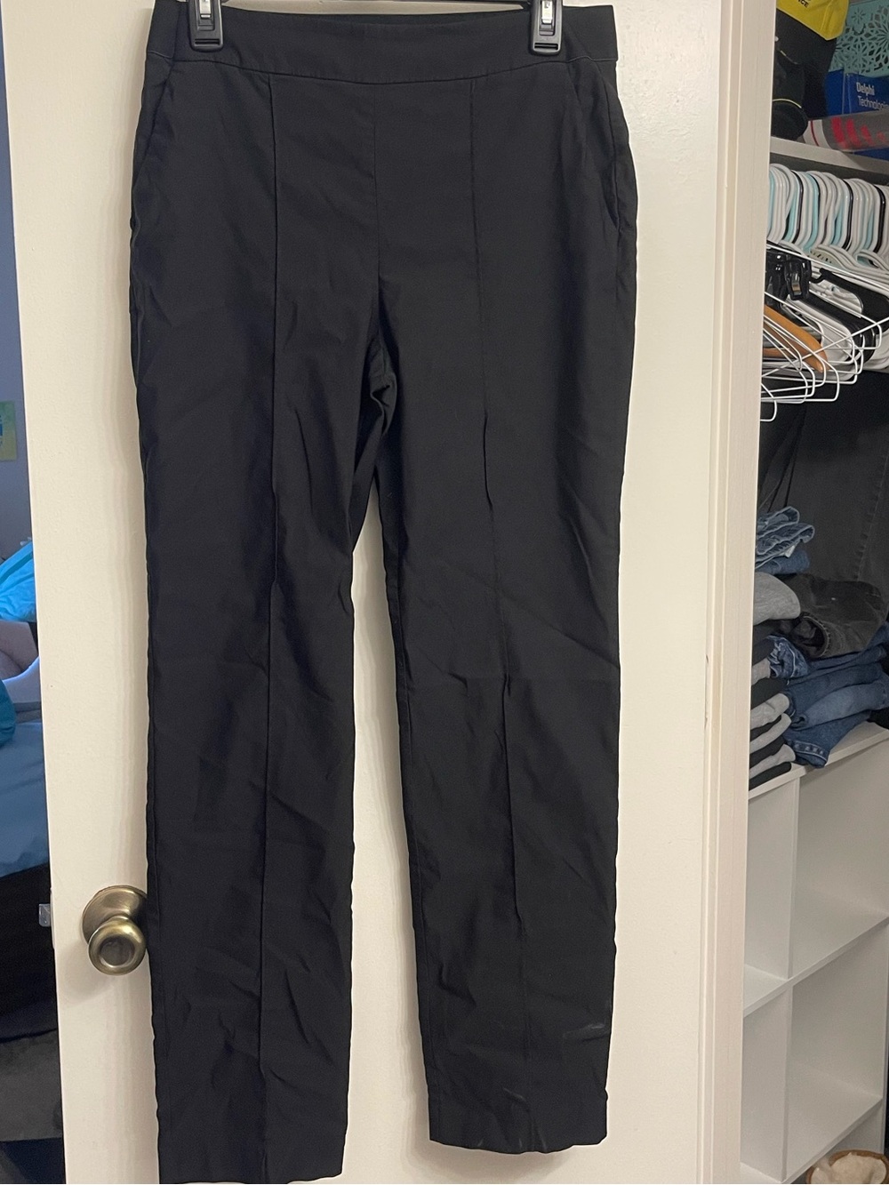 Simply Vera Vera Wang Black Straight-Leg Trousers